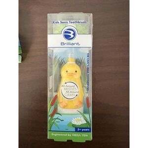 Brilliant Kids Sonic Toothbrush Duck Electric LED Light 3+ Years New Yellow